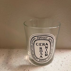Empty Diptyque Geranium Rosa Candle (Standard)